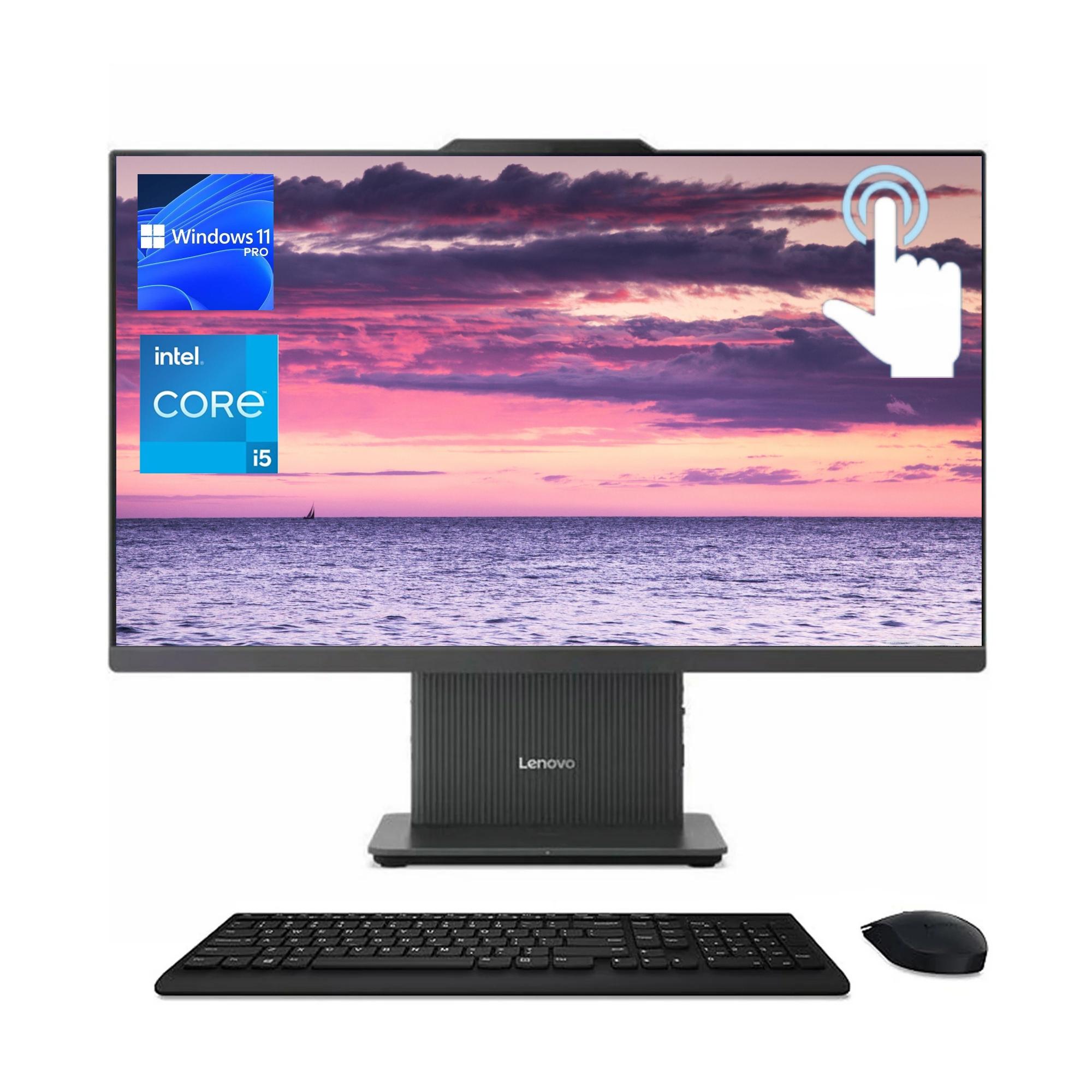Lenovo IdeaCentre AIO i 24″ All-in-One Touch Desktop,Intel Core i5-13420H,Wi-Fi 6 and Bluetooth 5.2,32GB RAM,512 GB SSD,Windows 11 Pro