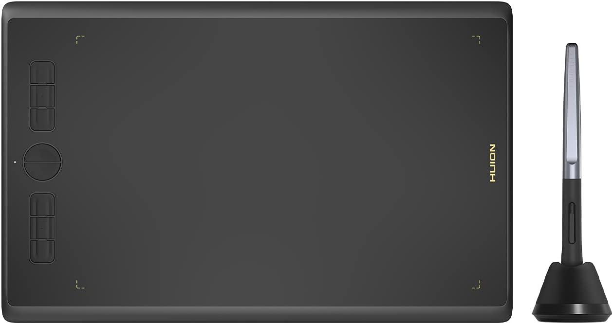 Drawing Tablet HUION Inspiroy H610X 10×6 inch Large Graphics Tablet with Battery-Free Stylus for Digital Art & Graphic Design, Compatible with Mac, Windows PC, Linux & Android