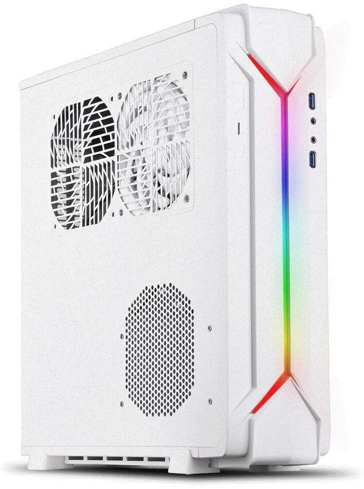 SilverStone Technology Slim Computer Case for Mini-Itx Motherboards with Integrated Addressable RGB Lighting
