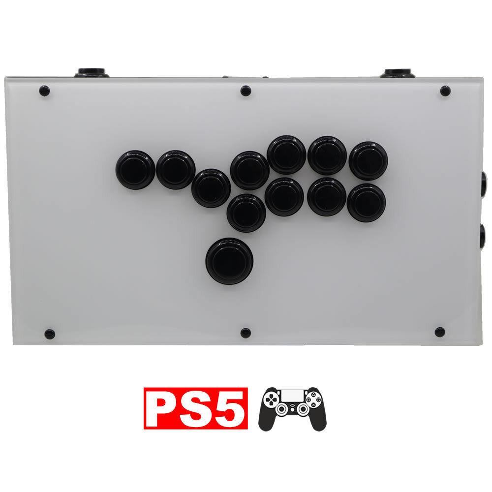 RAC-J800B All Buttons Hitbox Joystick Game Controller PS5/PC Version White&Black