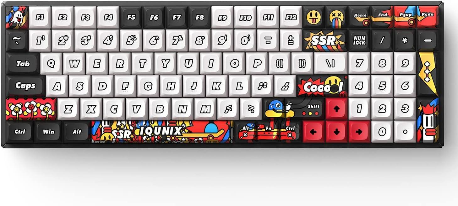 Механическая игровая клавиатура iQunix F97 Graffiti Diary с TTC Speedsilver Switch