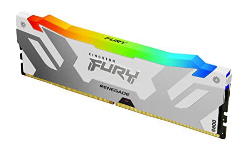 Kingston 32GB 6000MT/s DDR5 CL32 DIMM FURY Renegade RGB White XMP
