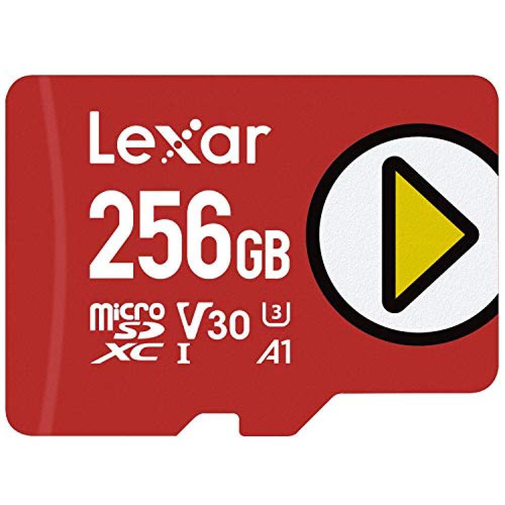 Lexar PLAY microSDXC 256GB UHS-I Card LMSPLAY256G-BNNNG A1 U3 V30 [Global Version]