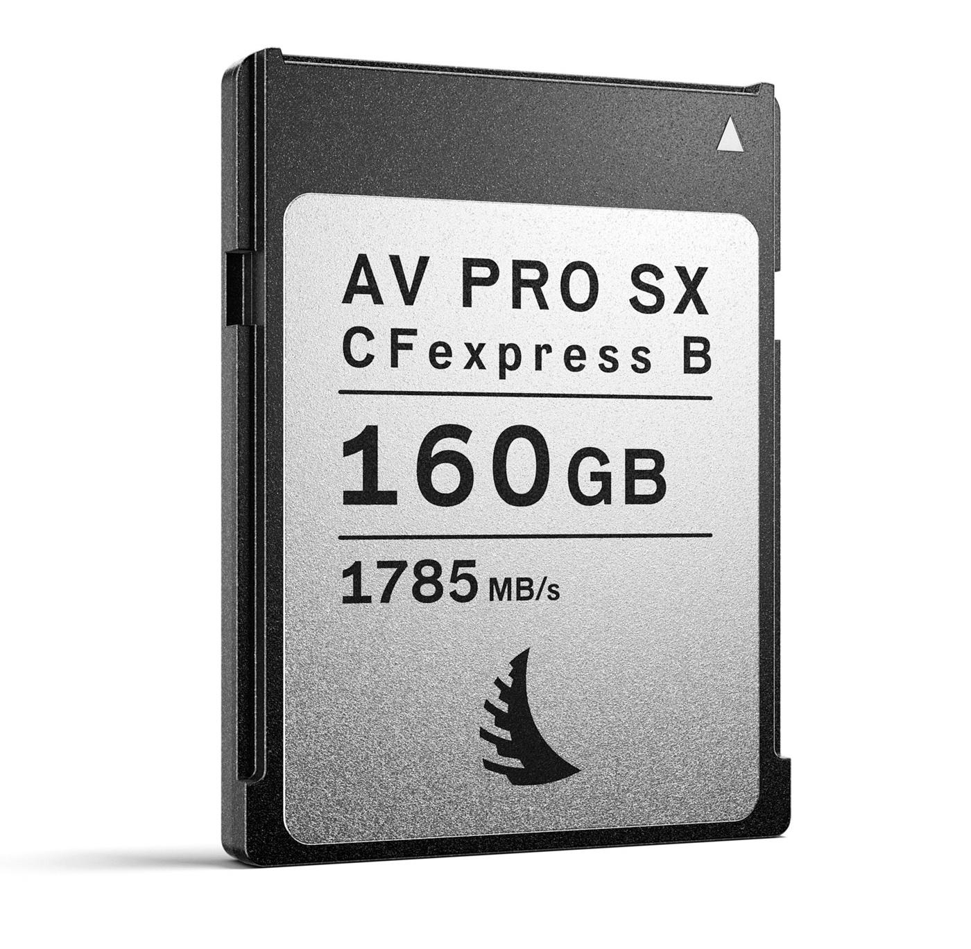 Angelbird AV PRO CFexpress SX 160GB — Карта памяти CFexpress Type B для 8K RAW