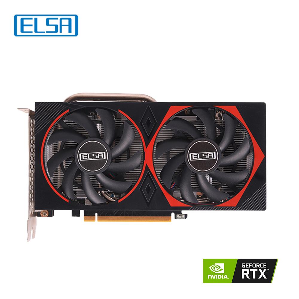 ELSA GeForce RTX 2060 Super 8GB GDDR6 256-Bit PCI Express 3.0 x 16 NVIDIA Video Card 1 x HDMI,1 x DP,1 x DVI-D,Desktop Computer PC Video Gaming Graphics Card