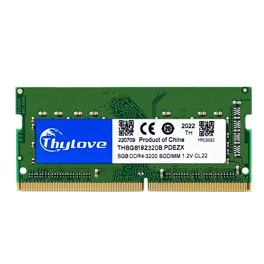 Thylove DDR4 4GB 8GB 16GB 3200MHz PC4-25600 1.2V Laptop Memory Notebook RAM 260-Pin 8GB