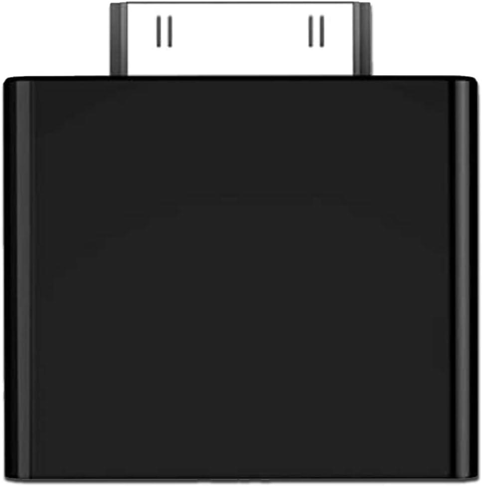 Bluetooth Transmitter for iPod Classic, Plug-and-Play Bluetooth Adapter Connector for iPod Classic 160gb, Bluetooth Adapter Compatible with iPod Classic and iPod Nano (Black)