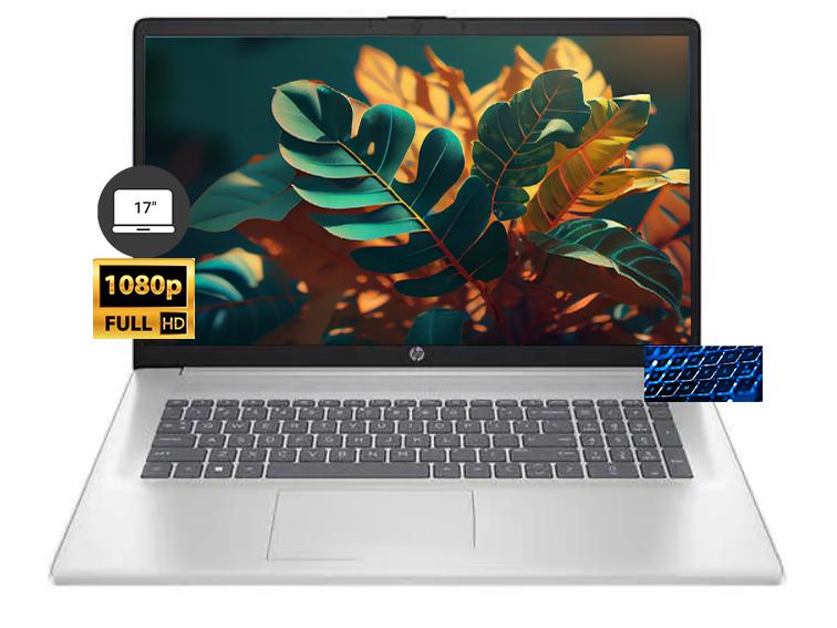 HP 17.3″ IPS Full HD 1920 x 1080 Iris Xe Graphics 13th Gen Intel Core i5-1335U 16GB RAM 1TB SSD Wi-Fi 6 , FP Reader, Backlit KB, HDMI 1.4 USB-C 720p HD Webcam Windows 11 Pro Silver