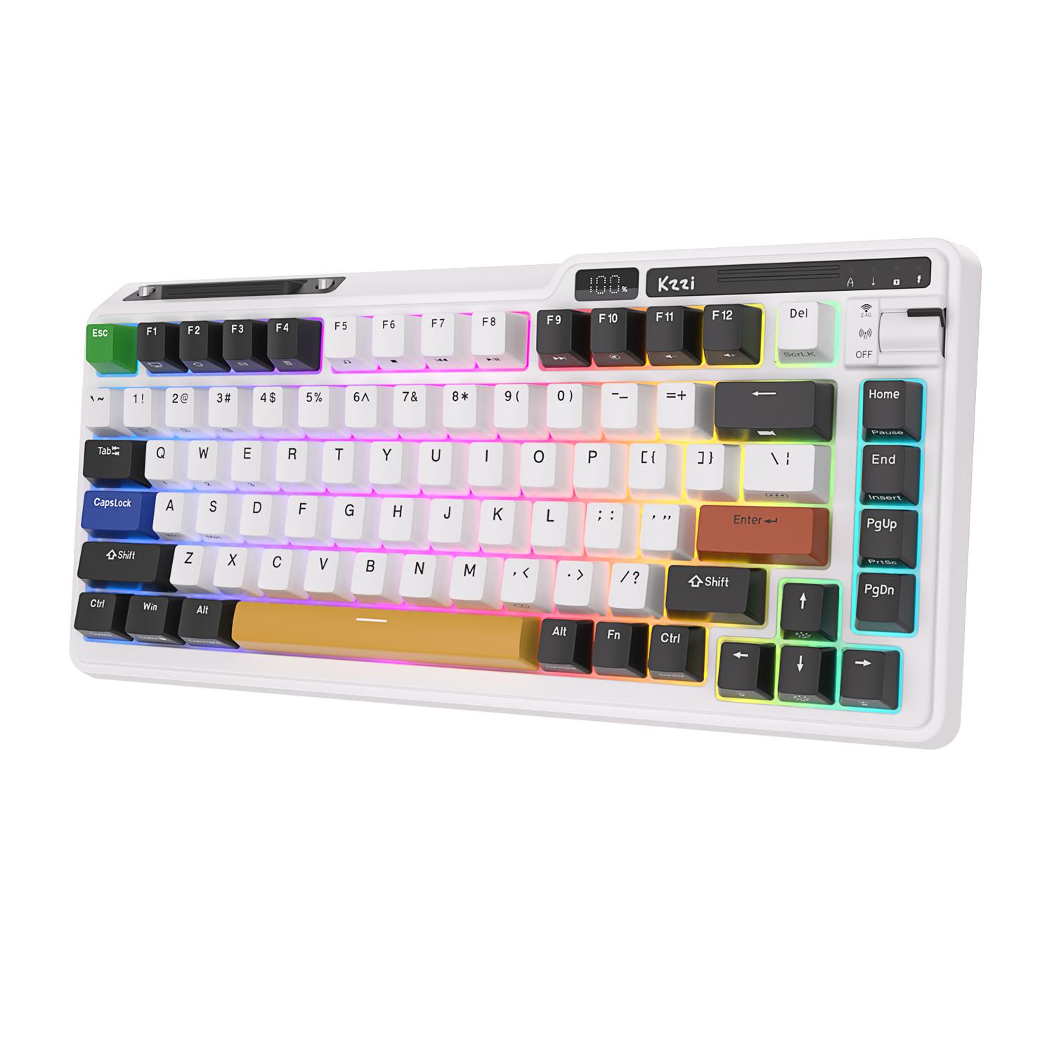 RK ROYAL KLUDGE KZZI K75 PRO RGB – Механическая игровая клавиатура 75% с подсветкой