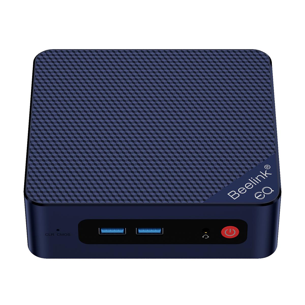 Beelink Mini PC EQ12 Intel N100(up to 3.4GHz) 4C/4T, 16GB DDR5 RAM 500GB SSD, Triple 4K Display Dual 2.5Gbps,Wifi6