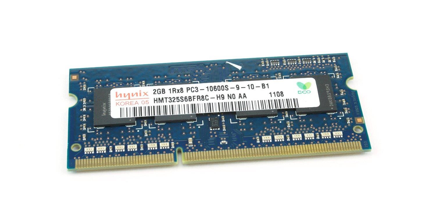 Hynix 2GB DDR3 Memory SO-DIMM 204pin PC3-10600S 1333MHz HMT325S6BFR8C-H9