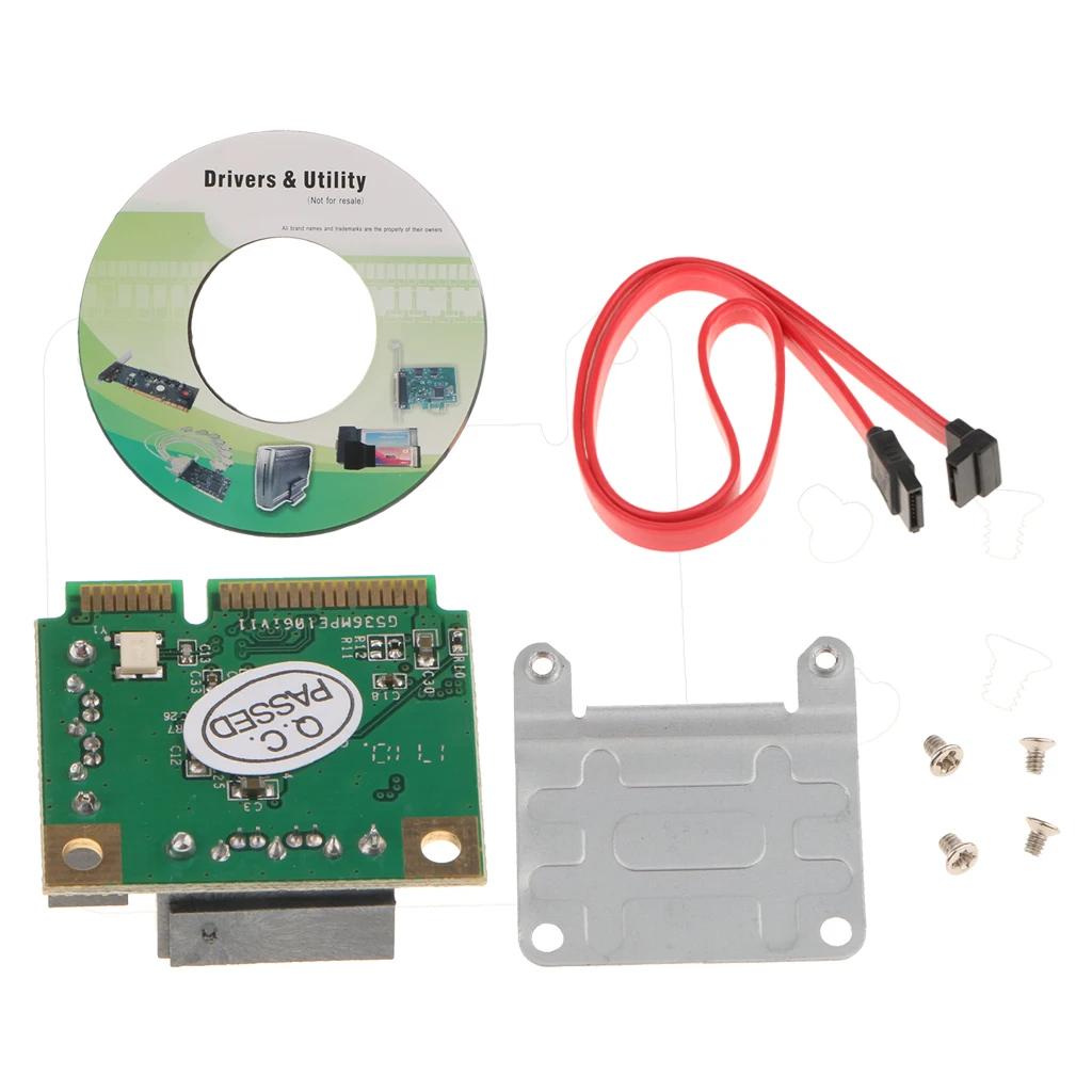 2Port SATA 6G Mini PCI-E Express Card SATA III 3.0 Converter Expansion Card