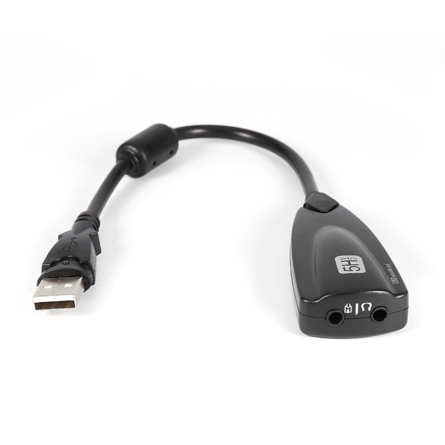 Звуковая карта 7.1 CH USB — Адаптер для объемного звука 3D