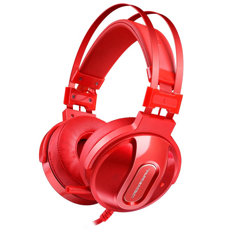 Thunderobot H71 Desert Storm ANC Wired 7.1 Channel 132db High Sensitivity Quad Driver Units Automatic Noise Canceller Gaming Headset — Red