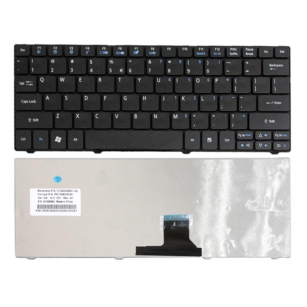 US Keyboard Replace for Acer Aspire One 721 721H AO721 722 AO722 ZH7 ZA5 ZA3