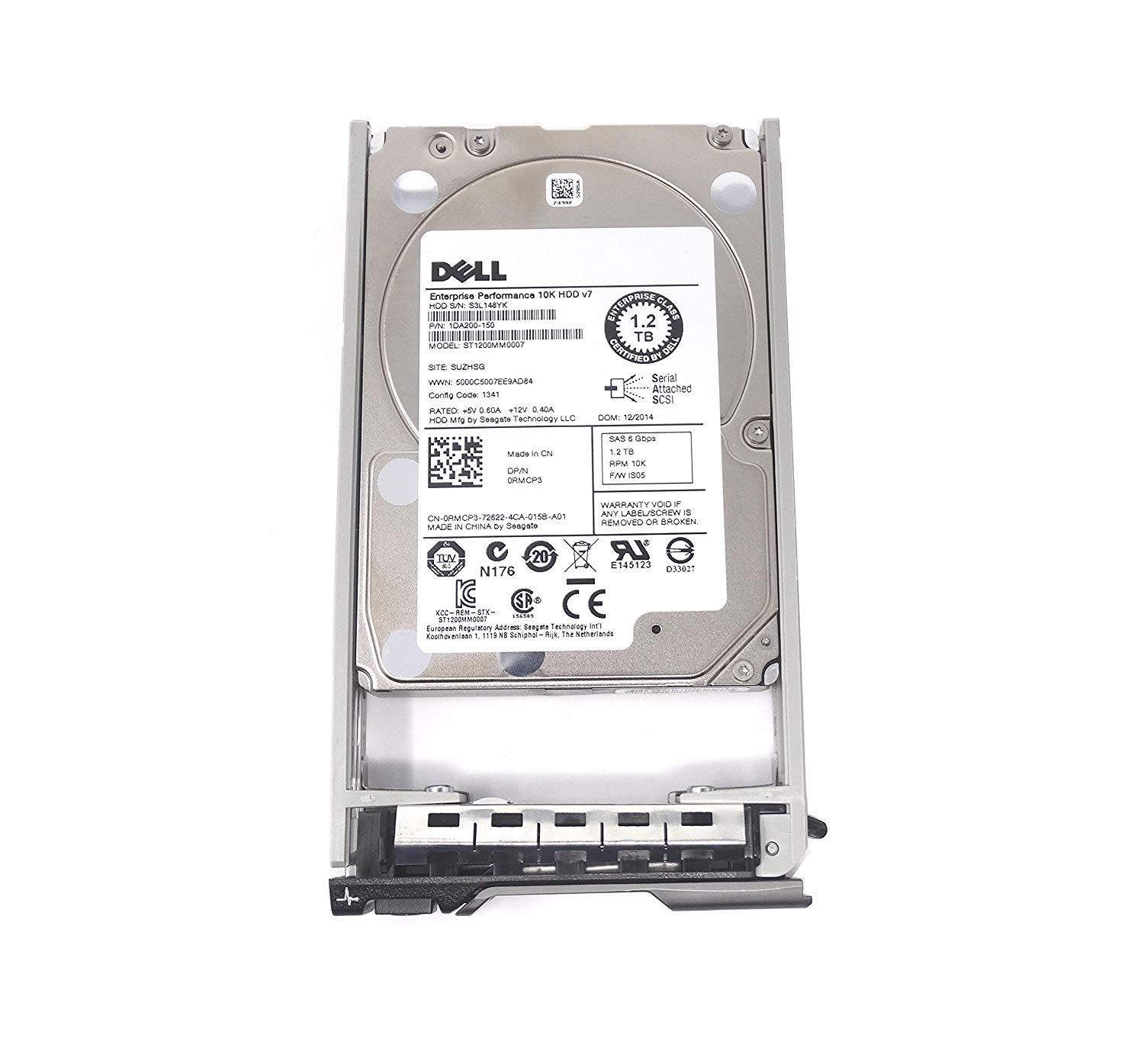 36RH9-ALT Dell Enterprise 1.2TB 10K 6Gbps SAS 2.5 Hard Drive w/Tray ST1200MM0007