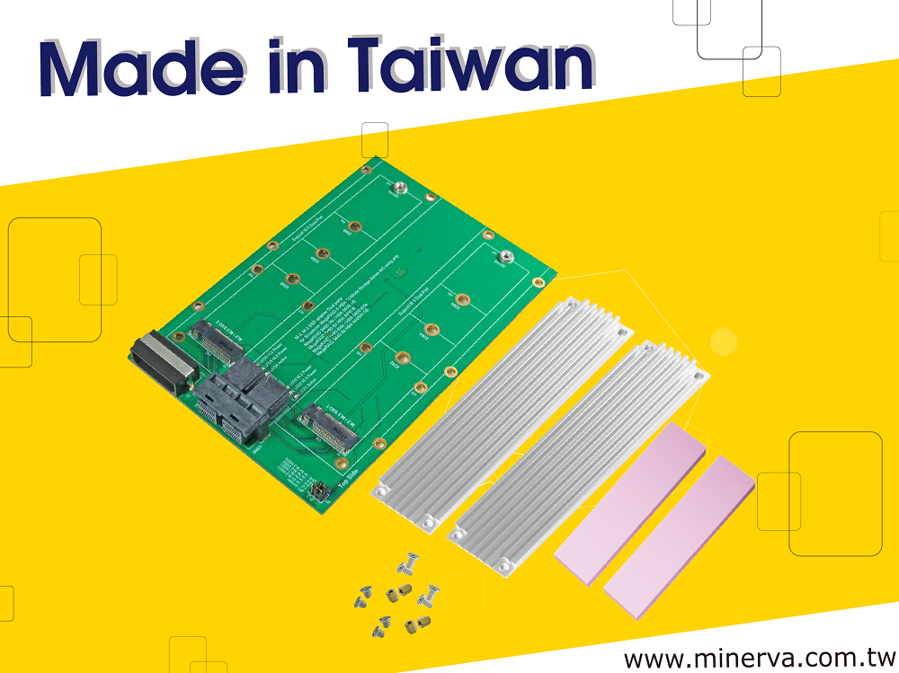 MINI SAS HD 8x to M.3 SSD x2 for RSP3MD088F
