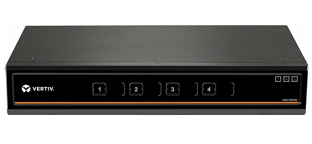 Vertiv SC940D-001 Cybex SC900 4K UHD 4-Port Secure Desktop KVM Switch