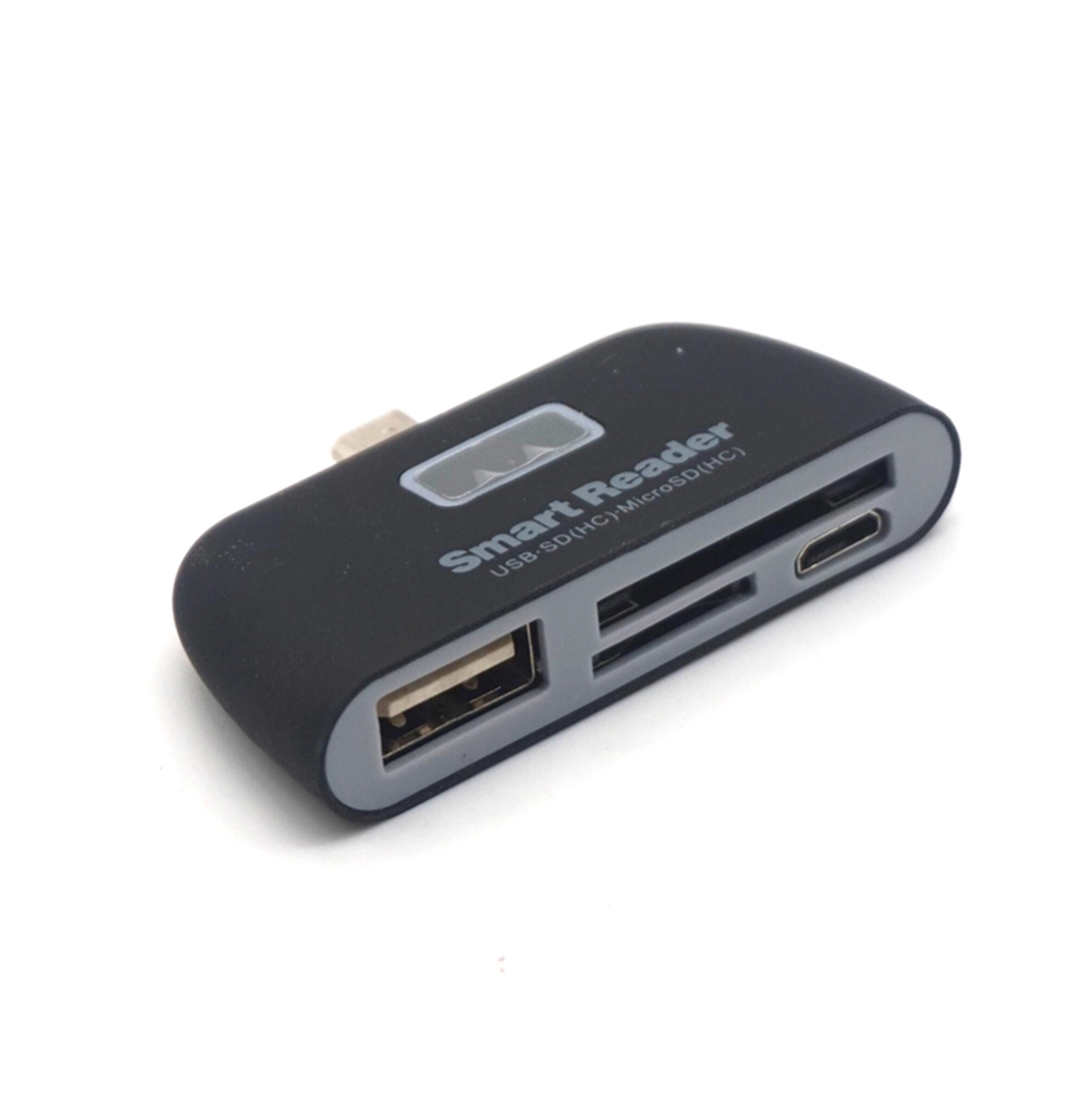 Weastlinks Micro USB OTG to USB 2.0 Smart Card Reader SD TF Card Reader 4 in 1 Card Adapter with Micro USB Port For Android Smart Phone