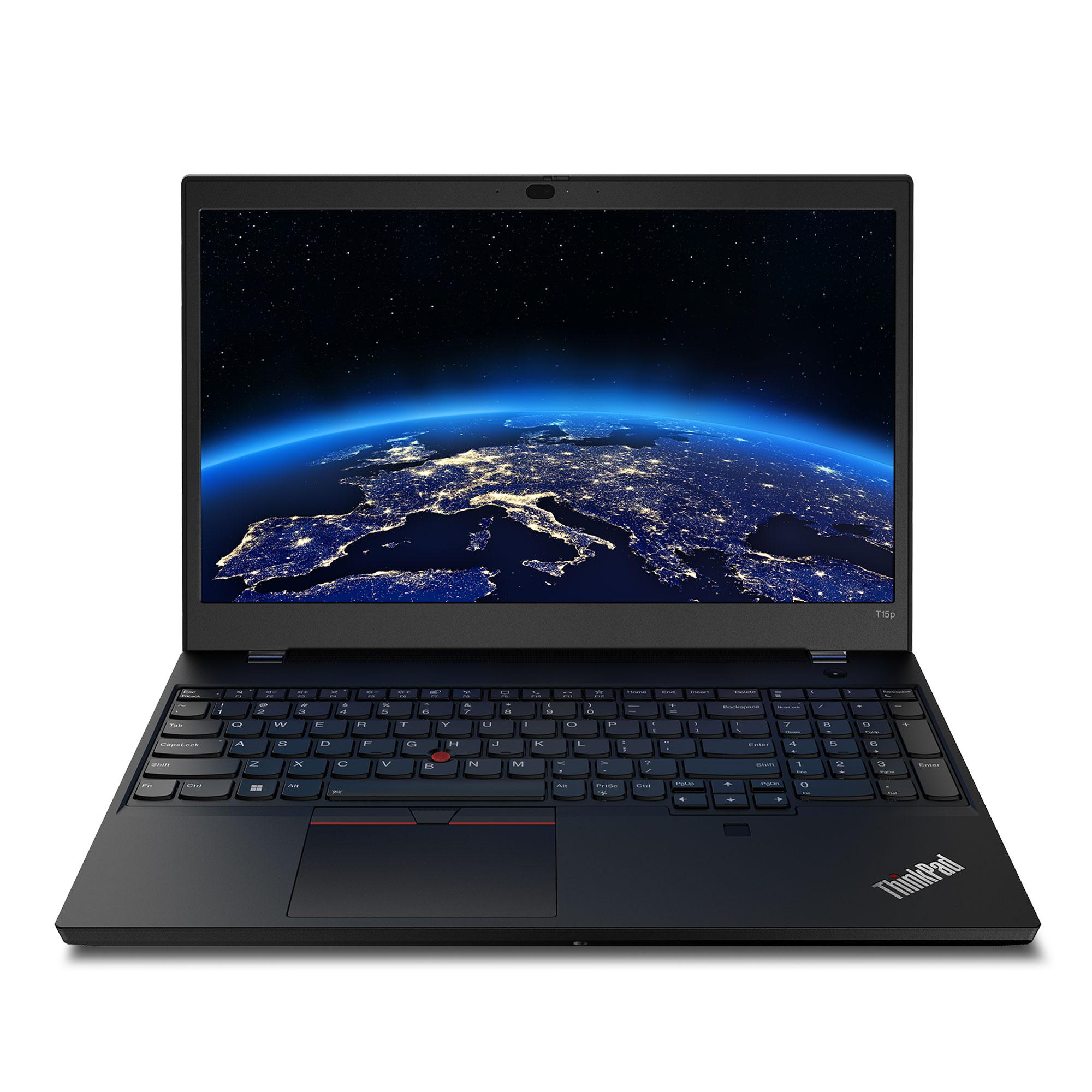 Lenovo ThinkPad T15p Gen 3 Intel Laptop, 15.6″ FHD IPS, vPro®,  RTX, 16GB, 512GB, Win 11 Pro, One YR Onsite Warranty
